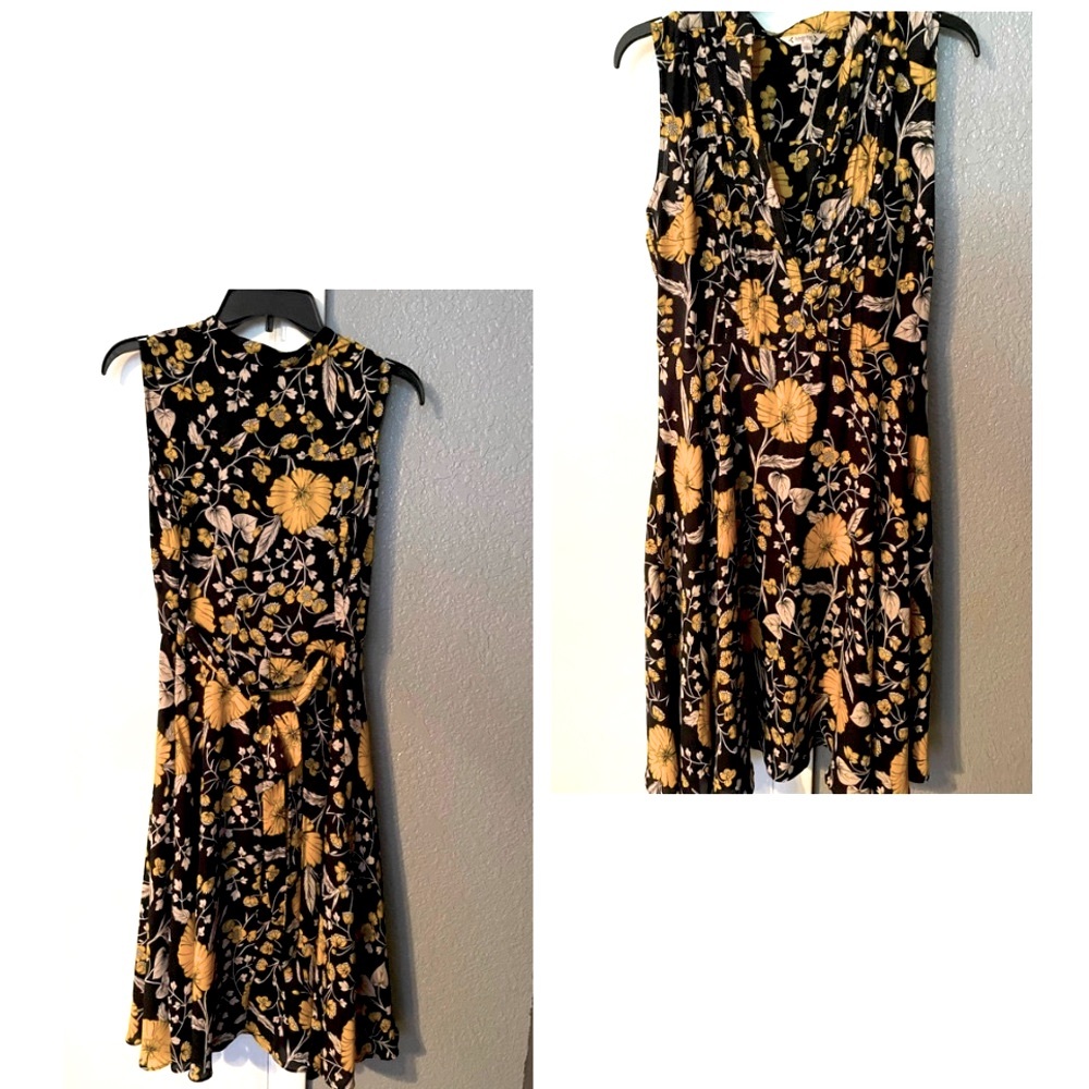 Nanette Leopore brand, yellow layered dress